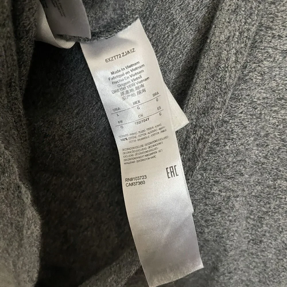 Armani Jeans Shirt Mens Large Logo Gray Red Blue Yellow Black Short Sleeve Tee - Picture 6 of 10